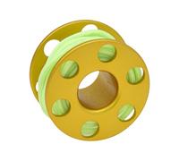 XuQiZZpp Pendentifs en alliage d'aluminium avec bobine de doigt de bobine de corde en nylon de plongée haute visibilité pendentifs pour grotte