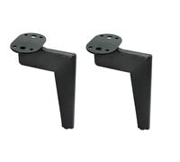 XuQiZZpp Pieds de canapé en métal pour meubles lourds stables avec trous de montage filetés 17,8 cm