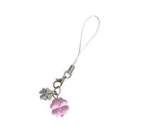 XuQiZZpp Porte-clés en cristal fait à la main en forme de trèfle à quatre feuilles - Multifonction - Chaîne de téléphone pour décoration de sac de téléphone