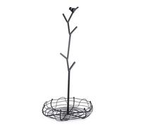 XuQiZZpp Porte-gobelet en métal robuste avec crochet réglable pour support mural pour égouttoir à vaisselle, rangement de cuisine
