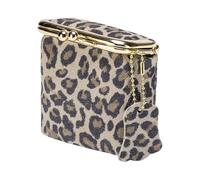 XuQiZZpp Porte-monnaie multifonction en cuir véritable avec imprimé petit animal