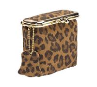 XuQiZZpp Porte-monnaie multifonction en cuir véritable avec imprimé petit animal