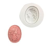 XuQiZZpp Queens - Moule à fondant en silicone pour décoration de gâteaux, chocolat, savon, résine, art, décoration, cire