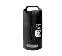 XuQiZZpp Sac de rangement étanche de 20 L avec bandoulière réglable pour la randonnée, la natation, Noir , Taille unique