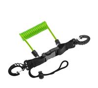 XuQiZZpp Scubas Cordon de plongée robuste en acier inoxydable à ressort avec boucle à dégagement rapide pour appareil photo léger et anti-perte
