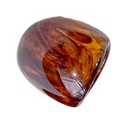 XuQiZZpp Style rétro géométrique bijoux conviviaux bagues en résine acrylique inspirées de l'art pour anniversaires, fêtes, événements