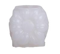 XuQiZZpp Vases artisanaux en forme de tournesols avec moule en silicone robuste pour décoration d'intérieur en résine et argile