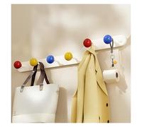 XUQQU Porte-manteau Mural, Crochet En Métal, Support À Crochets De Style Moderne Et Simple, Décoration Adaptée La Chambre D'enfant(Blanc,43cm/16.9in)