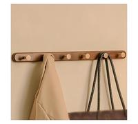 XUQQU Porte-Manteau Mural En Bois, Crochets Pour Clés, Crochet Mural Rabattable Pour Suspendre Des Vêtements, Patère Murale Pour D'Entrée, Décoration Murale(Brown,60cm/23.6in)