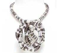 XURJUMI Collier chaîne Serpent Pliable, Bracelet superposé Unisexe,6 x 900 mm Collier Serpent Réglable Flexible pour Style Hip hop, Danse de Rue, Performance de Cosplay