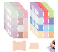 XURJUMI Lot De 240 Onglets Adhésifs - Étiquettes Autocollantes - 12 Couleurs - Marqueurs De Page Épais Écrits À La Main - Notes Adhésives Inscriptibles Pour Journal Intime - Marque-Page