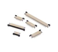 Xuro 10 connecteurs FPC, pas de 0,5 mm/1,0 mm, type tiroir, contact supérieur/inférieur, prise for câble plat FFC, 4P, 5P, 6P, 8P, 10P-60 broches(Upper contact,0.5MM,20P)