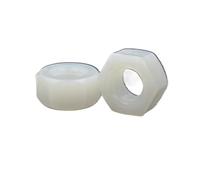 Xuro 5/20/50pcs DIN934 Écrou hexagonal en nylon M2-M20 N/B