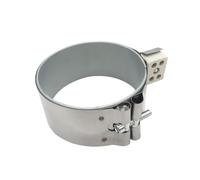 Xuro Bande chauffante 220 V 550 W/700 W/900 W/1000 W/1150 W Diamètre intérieur 130 mm Élément en céramique mica Acier inoxydable Hauteur 50 mm/60 mm/80 mm(380V,700W 130x60mm(IDxH))