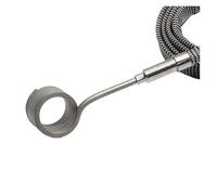 Xuro Bande chauffante électrique en spirale 220 V, 45 mm x 40-50 mm, avec thermocouple K, section 3 x 3 mm, 3,3 x 3,3 mm, 700-1 kW(3.5x3.5mm,220V,1300W 45x50mm(IDxH))