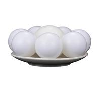 Xuro Billes de précision en plastique POM blanc, lot de 1 à 100 pièces, dimensions: 1, 2, 3, 4, 4,5, 5, 6, 7, 8, 9, 10, 11, 12, 14, 15, 16, 17, 18, 20, 24, 25, 28, 30, 32 mm à 50 mm(1Pcs,15.875mm)