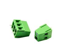 Xuro Bornier à vis PCB KF128-2P KF128-3P 3.81 5.0 7.5MM, 10 pièces, bornier d'épissure KF120-2.54 DG308 MG128(100 Pcs,KF-128-2P 3.81MM)