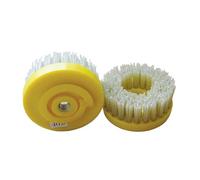 Xuro Brosse de polissage Abrasive de brosse de meulage ronde circulaire de 4 pouces 110mm avec la serrure d'escargot for la pierre de granit de marbre(60)