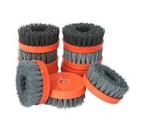 Xuro Brosse ronde abrasive en carbure de silicium de 110 mm (4 pouces) de diamètre, style antique, for le polissage des surfaces en quartz, marbre et granit.(240,M16)