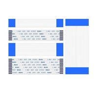 Xuro Câble plat Flexible FPC FFC, pas de 1.25mm, 4/5/6/8/10/11/12/13/14/15/16/17/18/19/20/21/22/23P/24/25/26/28/30P 100/200/300MM(Length 250MM,FORWARD DIRECTION_2PCS_18P)
