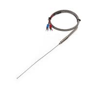 Xuro Capteur de température thermocouple blindé type K WRNK-191, diamètre 1/1,5/2/3/4 mm, sonde SUS 200/250/300 mm(Cable L 4m,Probe Dia 3mm,Probe L 250mm)
