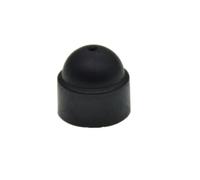 Xuro Capuchon d'écrou en plastique M4-M22 Protection de dôme | Ensemble de cache-boulons hexagonaux exposés(Black,22-27-M14(5PCS))