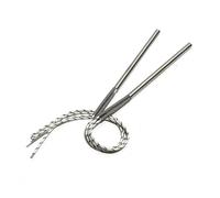 Xuro Cartouche chauffante 12,5 x 50 mm/52 mm/55 mm/58 mm/60 mm, élément chauffant en acier inoxydable 316, 220 V/110 V/380 V, tube à tête unique, 250 W-300 W, lot de pièces(380V,290W 12.5x58mm)