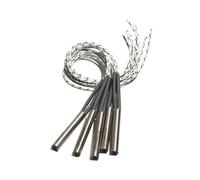 Xuro Cartouche chauffante 12 x 50 mm/52 mm/55 mm/58 mm/60 mm, élément chauffant en acier inoxydable 316, 220 V/110 V/380 V, tube à tête unique, 250 W-300 W, lot de 5 pièces(220V,250W 12x60mm)