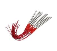 Xuro Cartouche chauffante tubulaire SUS 9,5 mm 80-150 mm, 2 pièces, 110 V/220 V/380 V, 190 W/200 W/250 W/300 W/350 W, élément chauffant électrique(110V,201SS 190W 9.5x80mm)