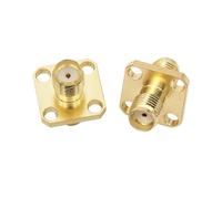 Xuro Connecteur SMA Double voie/Double inverse RPSMA-JJ KK JWK KKF KKY, vis intérieure, trou intérieur/broche intérieure, adaptateur de Type L, 1/5/10 pièces(SMA-KKF 18MM,10 Pcs)