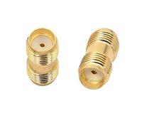 Xuro Connecteur SMA Double voie/Double inverse RPSMA-JJ KK JWK KKF KKY, vis intérieure, trou intérieur/broche intérieure, adaptateur de Type L, 1/5/10 pièces(SMA-K SMA-K,5 Pcs)