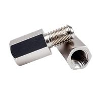 Xuro Entretoise hexagonale for circuit imprimé M2, M2.5, M3, M4, M5, M6, M8, en acier inoxydable, mâle et femelle, for rack de carte, colonne filetée, vis d'espacement(10mm (20pcs),M2 (Thread 4mm))