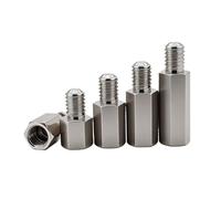 Xuro Entretoises hexagonales en acier inoxydable 304, M2, M2.5, M3, M4, M5, M6, M8, M10, vis d'espacement mâle-femelle for rack, panneau, colonne, boulons(12mm(30Pcs),M5(L1-8mm))