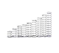 Xuro Fil d'acier de ressort de rappel de ressort de compression d'acier inoxydable 304 10 pièces(25mm(10PCS),8MM_0.5MM)