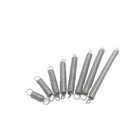 Xuro Lot de 10 ressorts tension à double crochet en acier inoxydable 304, petits accessoires quincaillerie, diamètre du fil: 0,3/0,4/0,5/0,6mm, longueur: 60mm(15mm,0.3 x 4)