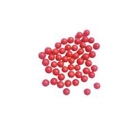 Xuro Lot de 100 à 200 billes flottantes en plastique PP rouge, diamètre 3,175/4/4,5/5/5,55/6/6,35/7-12/12,7 mm(5.556mm(200pcs))