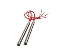 Xuro Lot de 2 cartouches chauffantes tubulaires 12,5 mm 80-150 mm, 110/220/380 V, tube de chauffage électrique SUS 250/260/310/370/470 W, résistance(110V,201SS 250W 12.5x80L)