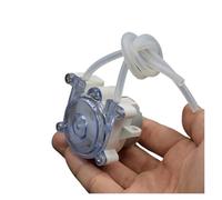 Xuro Micro pompe péristaltique DC 6 V-12 V, petit moteur à engrenages 500, dosage par compression, eau liquide inversée for échantillonnage d'encre de laboratoire(Peristaltic Pump)