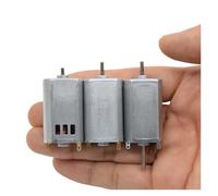 Xuro Moteur électrique haute vitesse FK-180SH FF-180SH, mini-micro 180, arbre simple/double, DC 2,4 V, 3,6,8, 5, 9, for voiture jouet RC(C Motor dual Shaft)