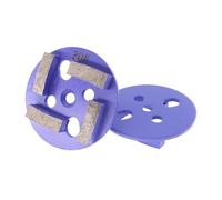 Xuro Plaque de meulage à quatre Segments de 4 pouces, tampon de polissage de sol en béton, meule Abrasive PCD for la pierre(60)