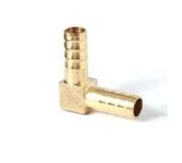 Xuro Raccord de tube en laiton 3 et 4 voies, coude droit for câble de 6, 8, 10, 12, 14, 16, 19 mm, connecteur cannelé en cuivre, adaptateur union(Elbow,14mm)