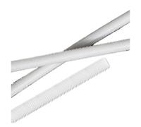 Xuro Tiges filetées en nylon plastique, tiges filetées M4 M5 M6 M8 M10 M12 M16 M20 M22 M24 M27 M30 M36 M40(M12x1.75x1000mm 5pcs)