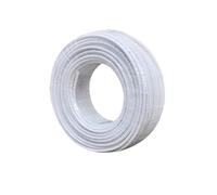 Xuro Tuyau PE blanc de 1/4" et 3/8" for irrigation goutte à d'aquarium, tuyau purification d'eau qualité alimentaire, tube osmose inverse(B,HOSE_20M)