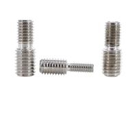 Xuro Vis de conversion M4 M5 M6 M8 M10 M12 M16 M20 en acier inoxydable, filetage métrique, convertisseur à double extrémité, boulon de réduction for adaptateur d'appareil photo(10Pcs,M4X6-M8X10)