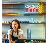 Xusdamyj Commandez ici, obtenez ici un panneau néon, personnalisé pour ouvrir un café, un restaurant, un cadeau ou une décoration murale
