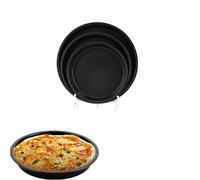 Xusdamyj Lot de 3 plaques à pizza antiadhésives pour la cuisine à la maison, 3 tailles L, M, S