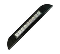 Xusywdm 9 LED Auvent LumièRe 12V 24V ÉTanche 256Mm ExtéRieur Caravane Camping-Car Bande Lampe Noir