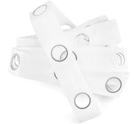 XUTONG 10 m de ruban de rideau à œillets, 40 anneaux, couture, rideaux argentés, stores, œillets de tête, ruban adhésif perforé, décoration DIY