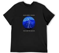 XUTSE Calvin Harris This is What You Came for Men's Vintage T Shirt Short Sleeve Funny Top Black M