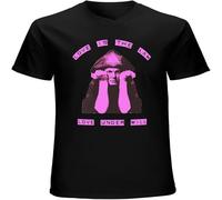XUTSE Men's Aleister Crowley Love is The Law T Shirt Pagan Occult Magick Satan Short Sleeve Tops Black XXL